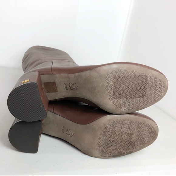 Tory Burch Made in Brazil Cognac Boots Size 9.5 - Picture 8 of 8